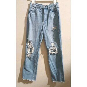 Cello Distressed  Jeans Women's  Sz 9 / 29 Light Wash Denim Pants